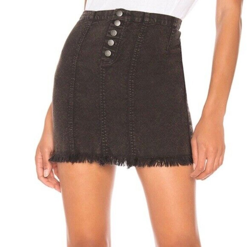 Chaser Black Denim Mini Skirt Size XS - NWT